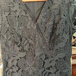 NEW Navy Blue Lace Midi dress